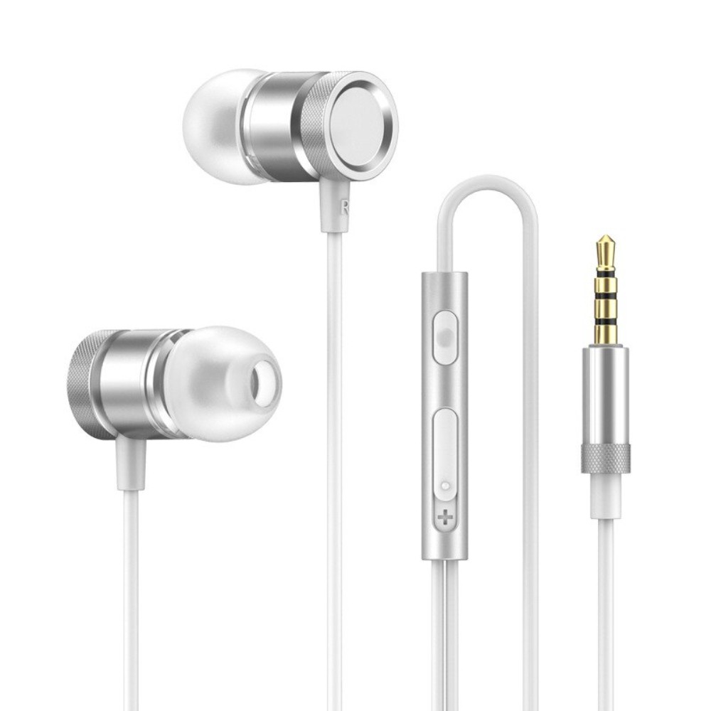 Wired In-Ear Earphone Hifi Bass 3.5mm  Subwoofer Headset In-Ear Comfordable Design Metal Sports Music Headset