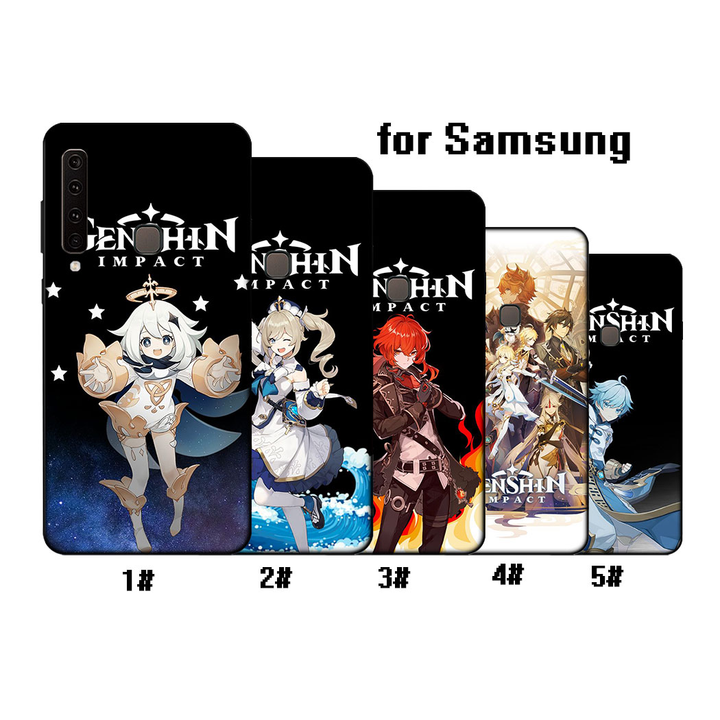 Ốp Điện Thoại Silicon Mềm Hình Game Genshin Impact Cho Samsung S20 Fe Ultra Plus Lite Note 10 Plus Lite 8 9 20 Icu43