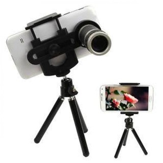 Bộ Ống Kính Phóng To 8x + Chân Tripod Mini + Giá Đỡ