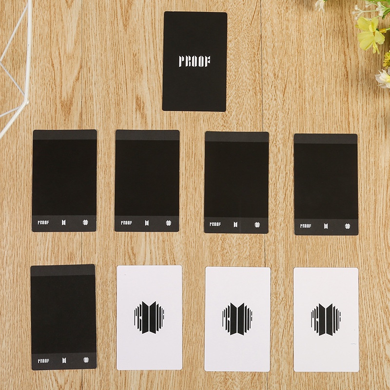 Set 9 Tấm Ảnh Thẻ In Hình Các Thành Viên Nhóm Nhạc BTS