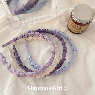 Cài tóc lụa satin nhún tiểu thư hàn quốc siêu cute đáng yêu