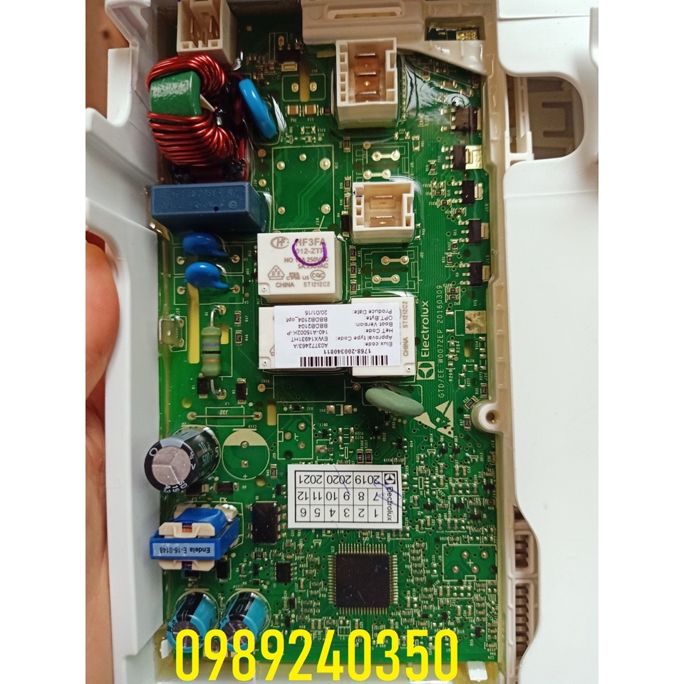 Bo mạch nguồn máy giặt Electrolux EWF 10844 chính hãng