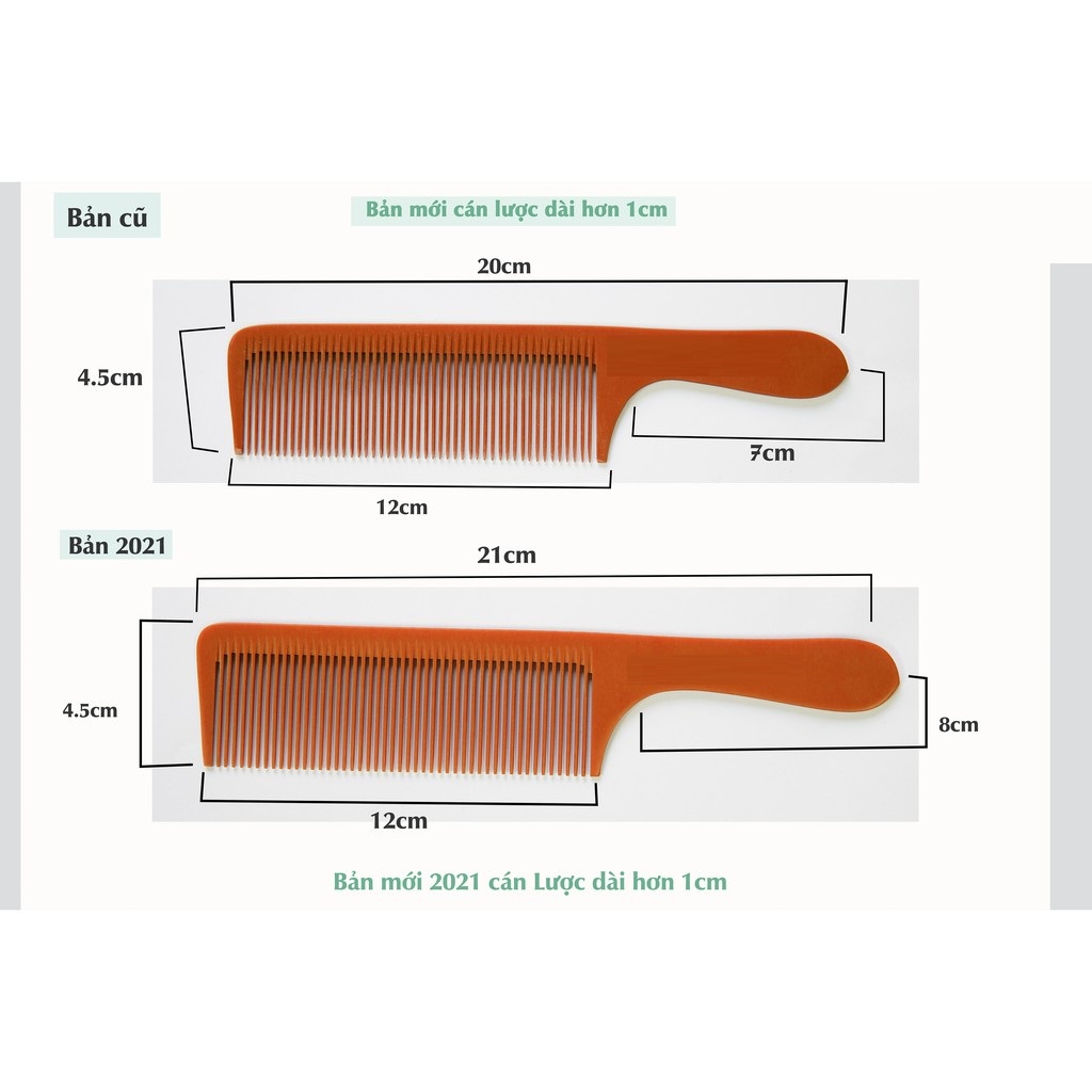 Lược cắt tóc nam bản to TƯƠNG BARBER 2021