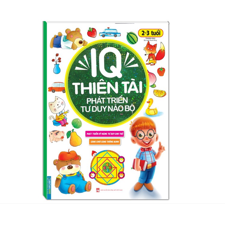 Sách - IQ thiên tài phát triển tư duy não bộ 2-3 tuổi