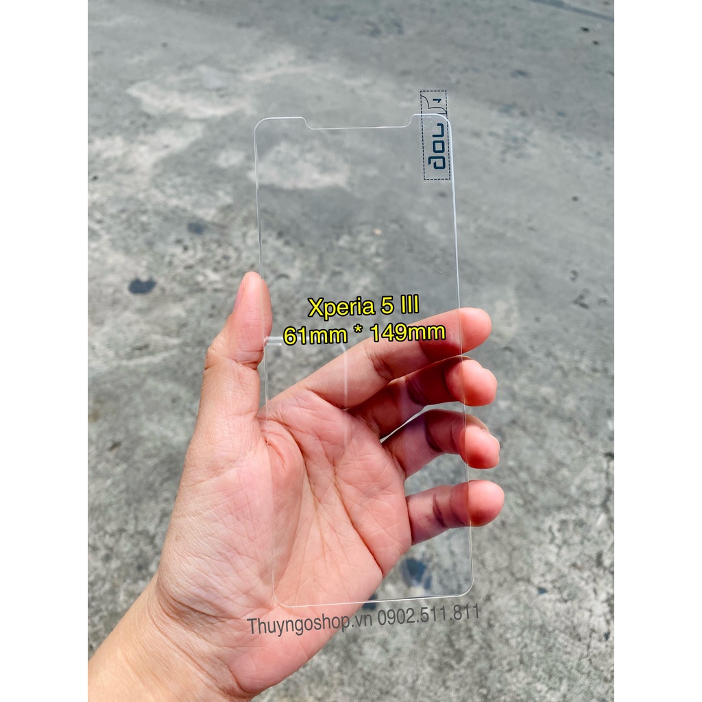 Kính cường lực trong suốt Sony Xperia 1 III / Xperia 10 III / Xperia 5 III