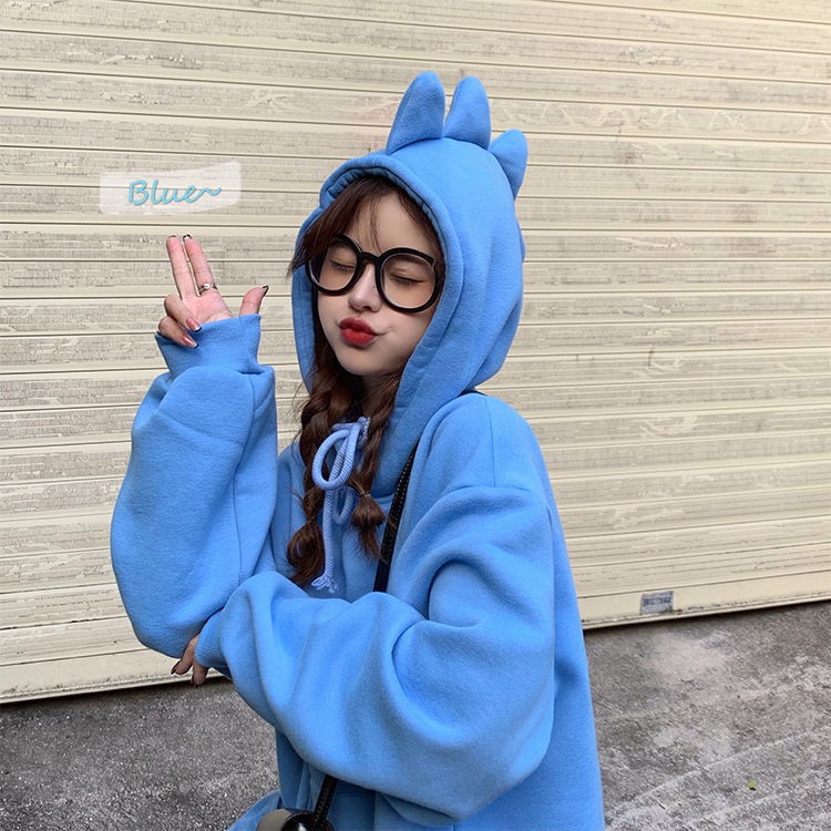 Áo Khoác hoodie nữ Dày Dặn Nhiều Màu Sắc Thu Đông Mới