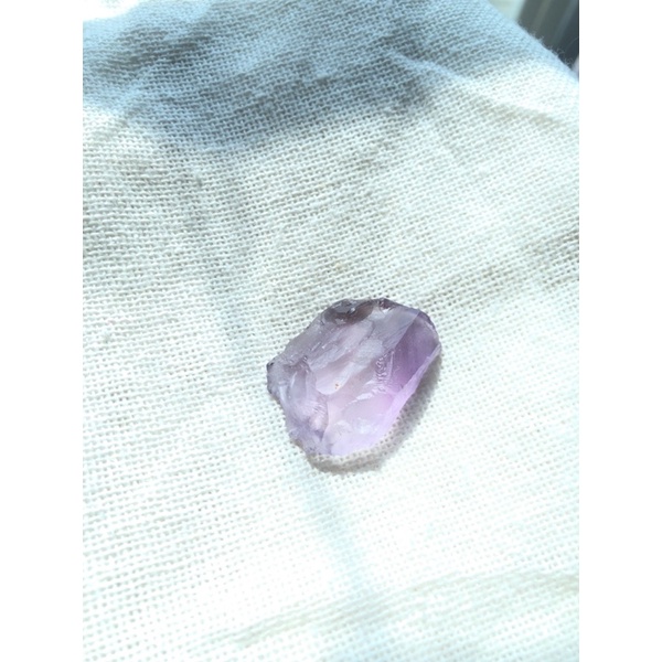 Đá thanh tẩy tinh thể Amethyst thô màu tím dành cho handmade, thanh tẩy