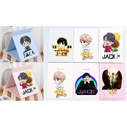 Gương gập twice wanna one exo jack GGI2 gương 13*17cm Thần tượng idol kaws