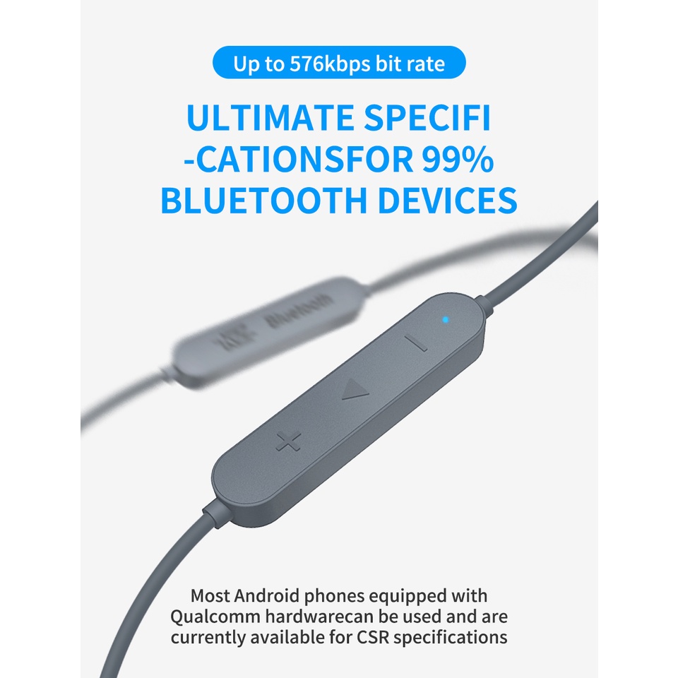 Kz Dây Cáp Mô Đun Nâng Cấp Tai nghe không dây 5.0 zst / zs10rpo / zsx / Zrx