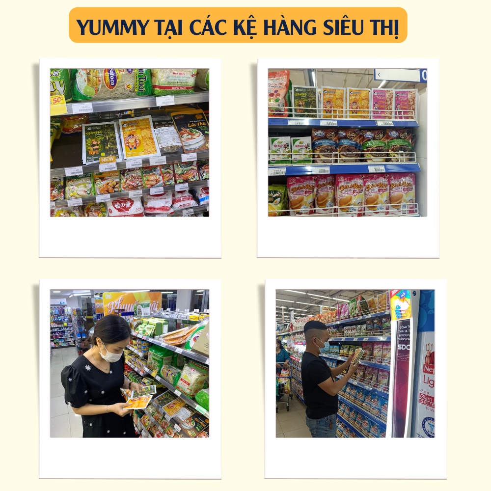 Bột phô mai lắc Singapore Yummy 10g - bột phô mai lắc khoai tây, bắp rang bơ ăn liền thơm ngon, đậm đà
