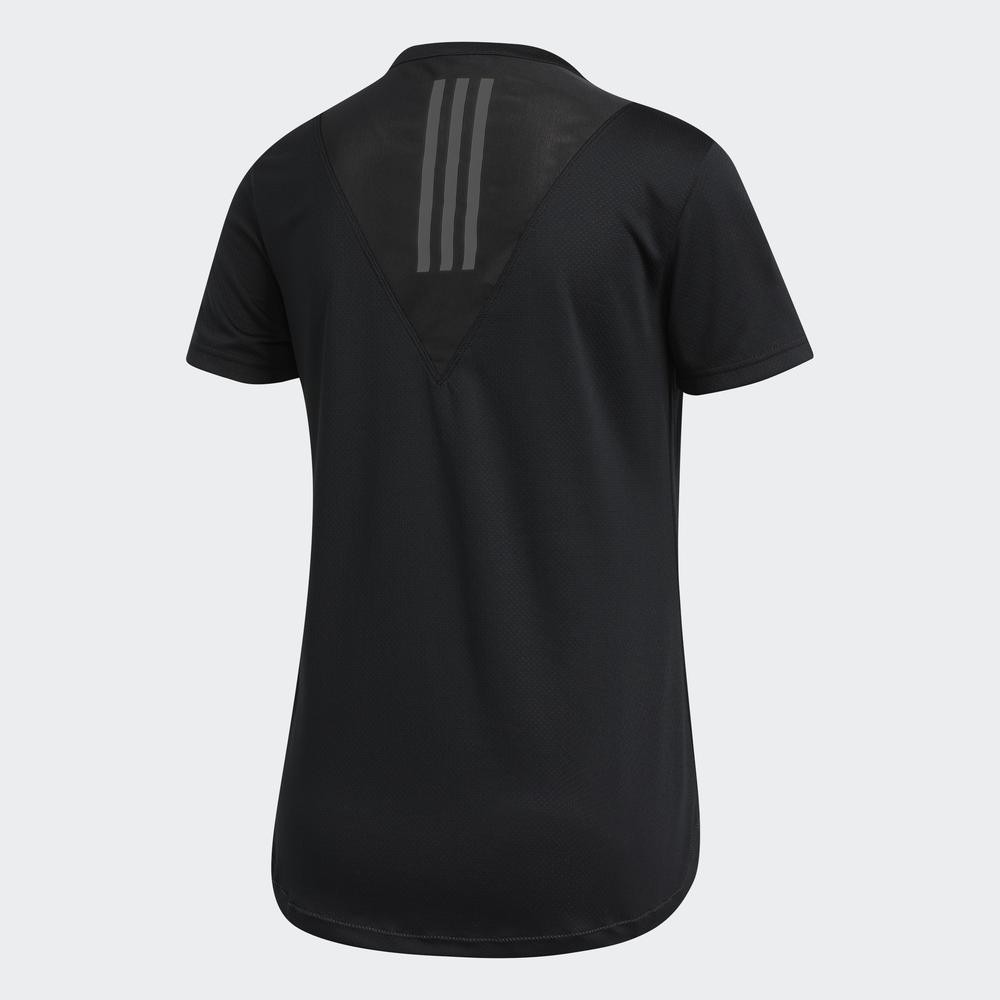 Áo Phông adidas TRAINING Nữ Tập Luyện 3 Sọc Heat.Rdy Màu Đen FK9615