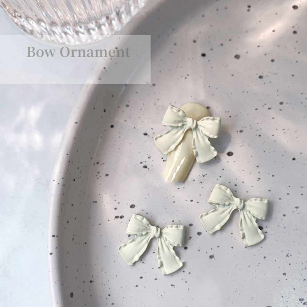 [Hàng mới về] Phụ kiện hạt nơ trang trí móng tay nghệ thuật nhiều màu sắc