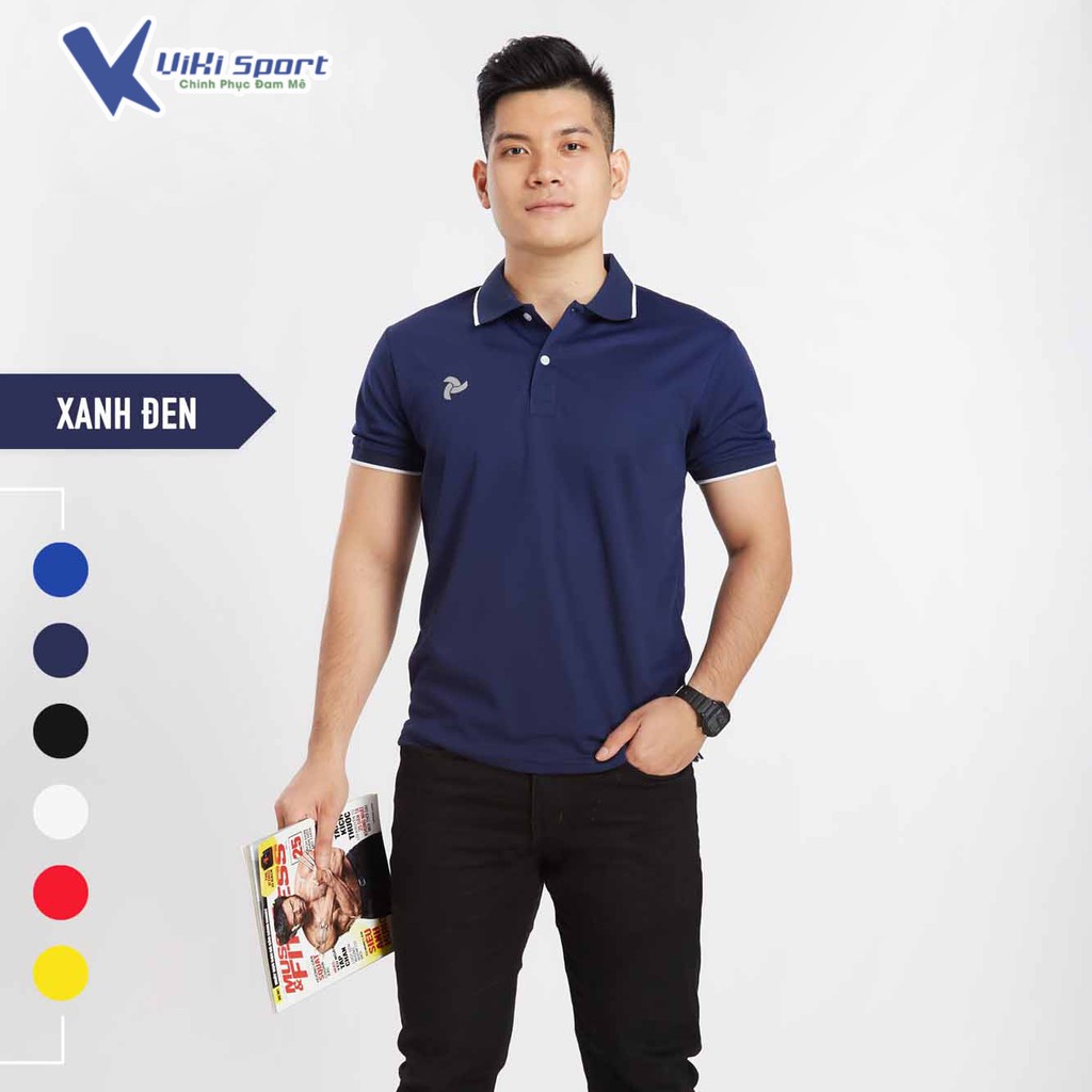 Áo Thun Polo Just Play Camaro Xanh Đen - ViKi Sport