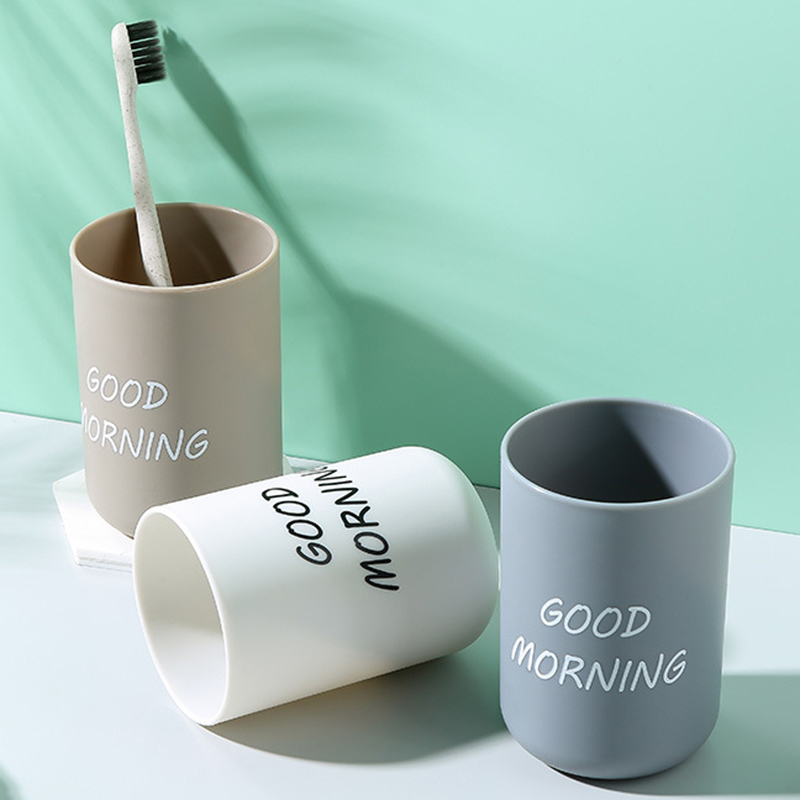 Cốc Đánh Răng Bằng Nhựa Dày Kiểu Dáng Đơn Giản