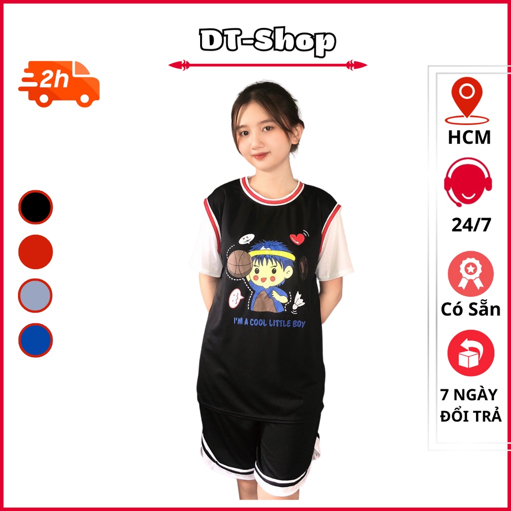 Set Bộ quần áo Unisex Nam Nữ LITTLE BOY