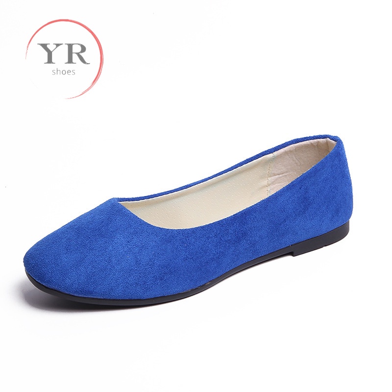 Giày Lười Da Lộn Plus Size 35-43