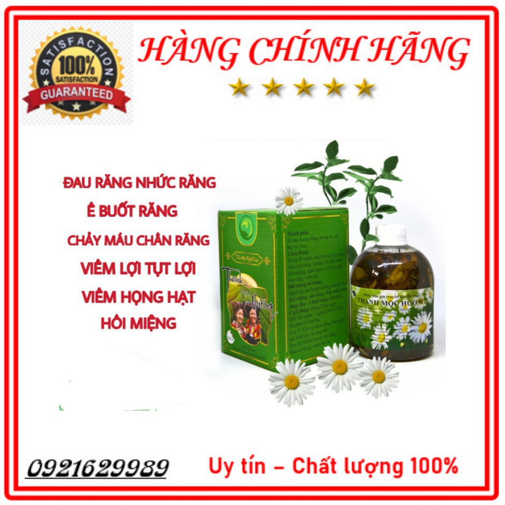 nước súc miệng thanh mộc hương chính hãng...