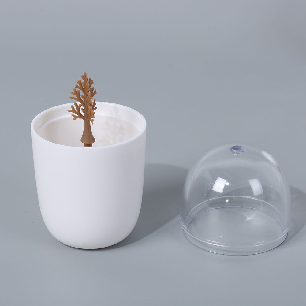 Hộp đựng tăm bông / tăm xỉa răng làm từ nhựa hình thỏ / cây xương rồng để bàn trang trí nhà cửa