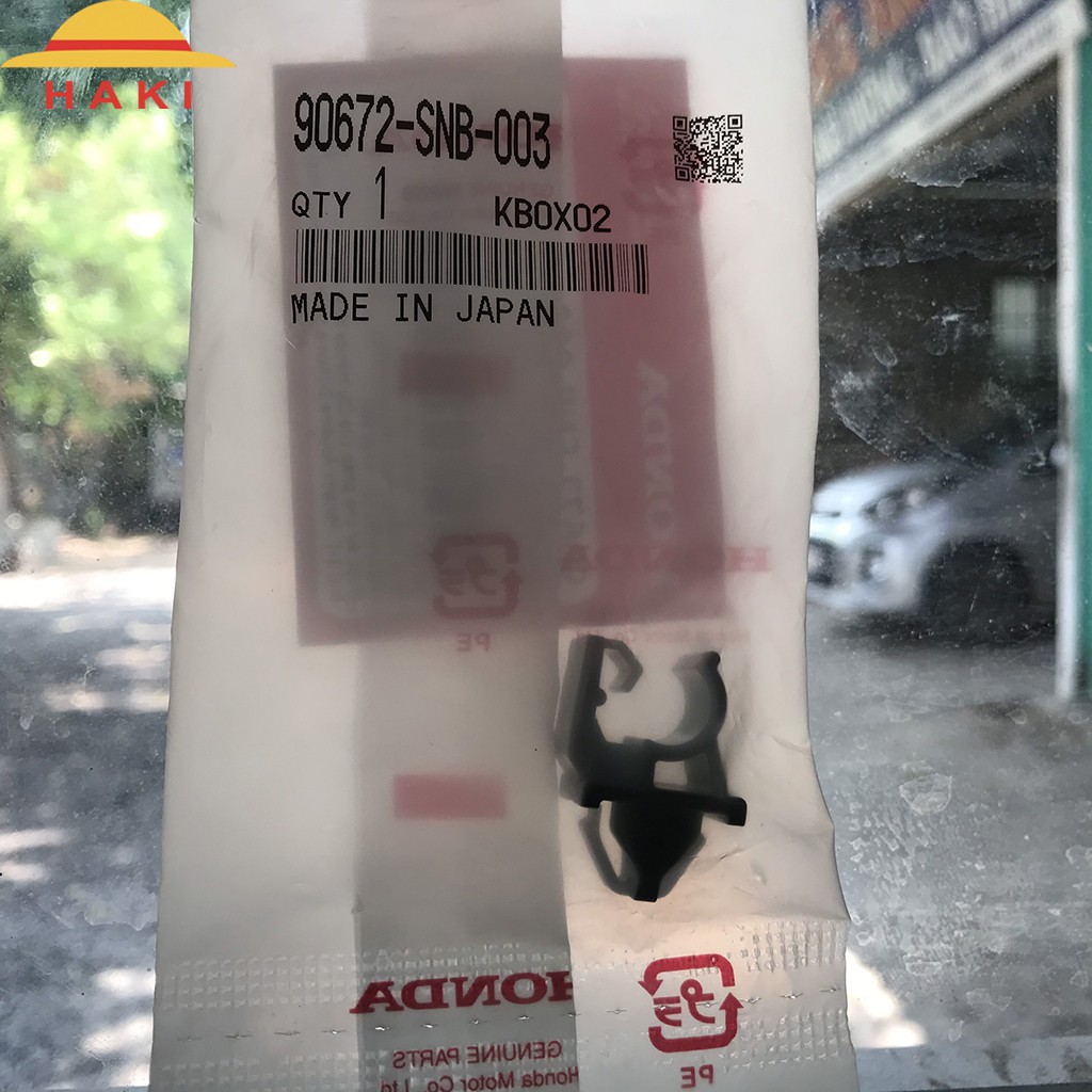 Chốt nhựa chốt cài giữ cây chống nắp capo Honda Civic 2006-2012 90672-SNB-003