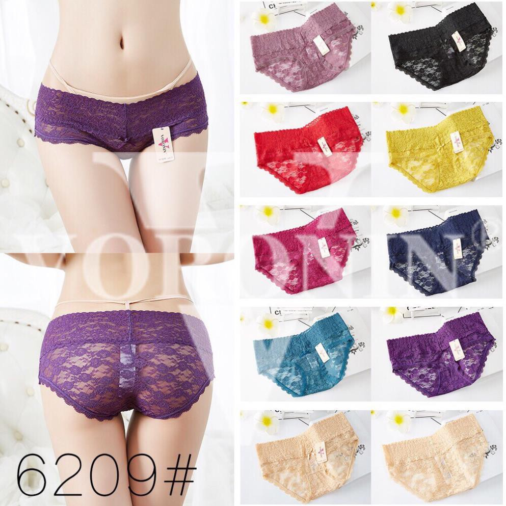 Quần lót ren hoa Mã 6209