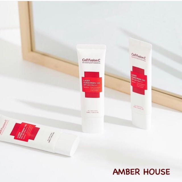 Order sale kem chống nắng Cell Fusion (mẫu mới)