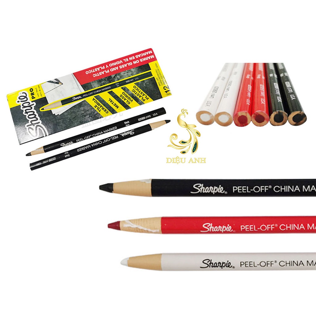 Chì đá Sharpie vẽ chân mày, chì vẽ lông mày môi Sharpie