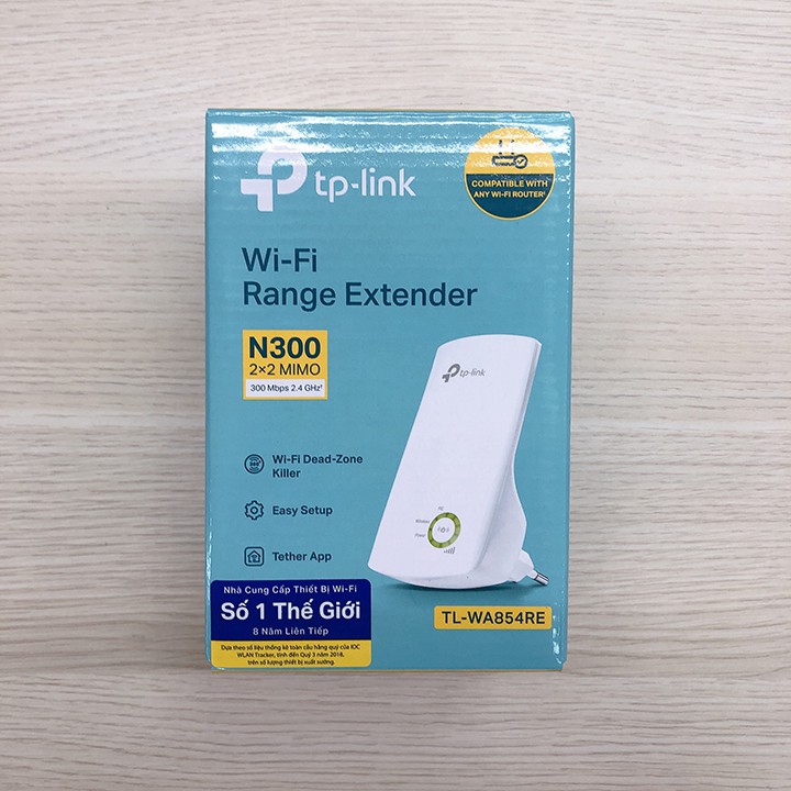 Bộ Mở Rộng Sóng Wifi TP-Link TL-WA854RE và TL-WA850RE, Wifi Repeater 300Mbps - Bảo hành chính hãng 2 năm