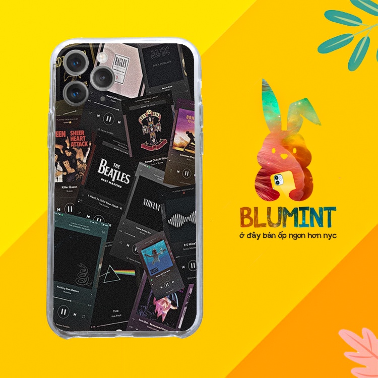 Ốp lưng iphone silicon chống bẩn The Beatles NIVARDA MUSIC  cho các dòng IP 5 trở lên PAP20210166