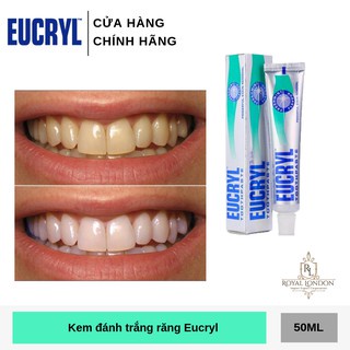 [FREESHIP] Combo kem đánh răng và bột làm trắng răng Eucryl ＊AramoMart＊