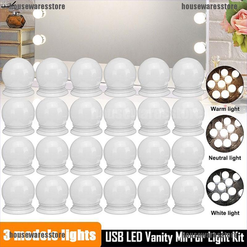 Bộ Gương Trang Điểm Có Đèn Led Tiện Lợi