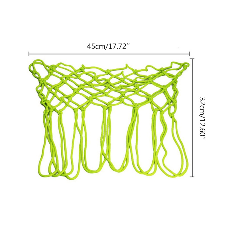 Lưới Chơi Bóng Rổ Bện 12 Sợi Nylon Phát Sáng Trong Nhà / Ngoài Trời