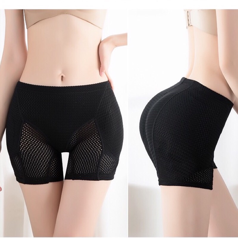Quần độn mông và hông, chất liệu thông hơi thoáng mát- cạp cao gen bụng độn mông căng tròn