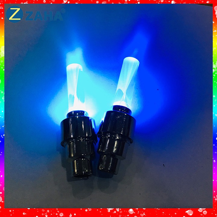 Đèn led xe máy 7 màu gắn van xe đạp xe máy ô tô