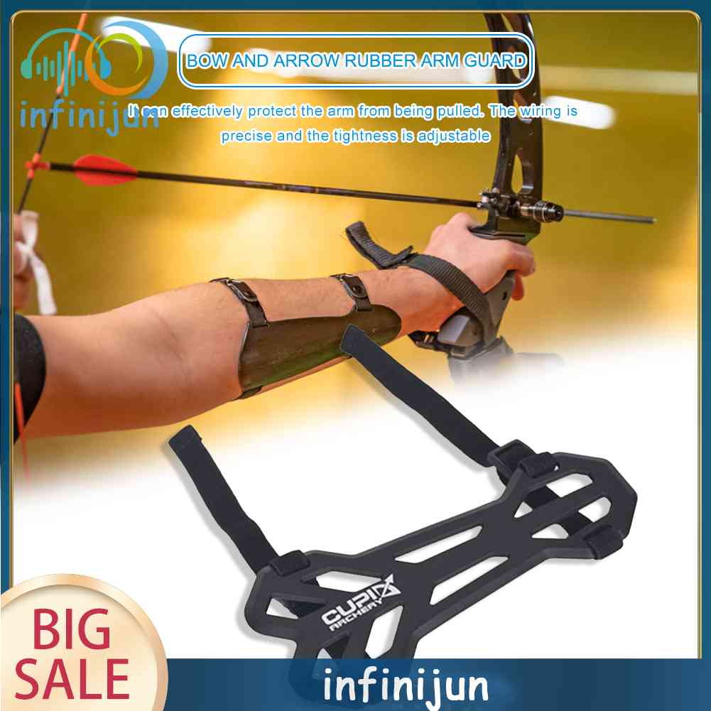 Đai Cao Su Mềm Co Giãn Bảo Vệ Cánh Tay Có Thể Điều Chỉnh Khi Chơi Bắn Cung