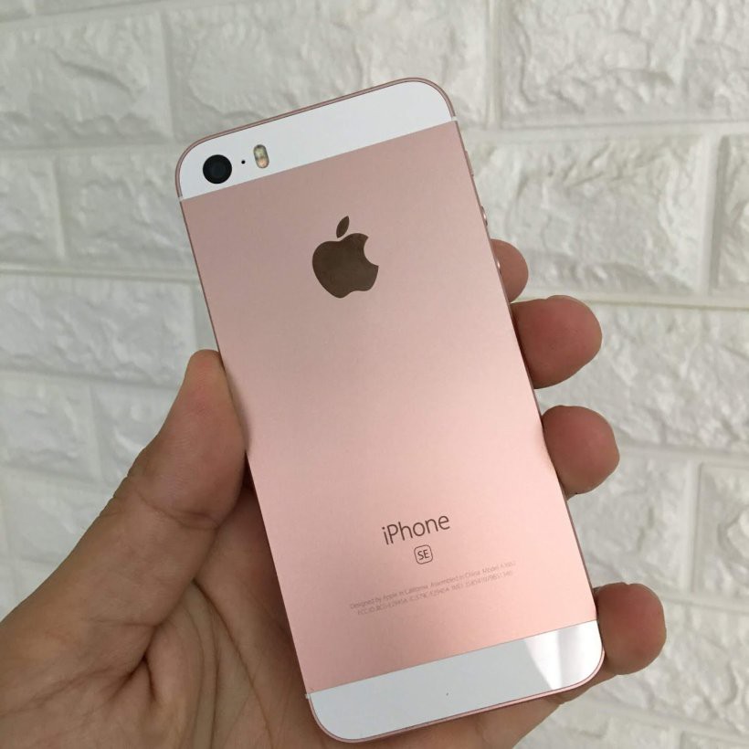 (Sale xả ) Vỏ sườn iphone 5S - iphone SE - Iphone 5G màu gold rose ( vàng hồng ) thay vào máy bao đẹp