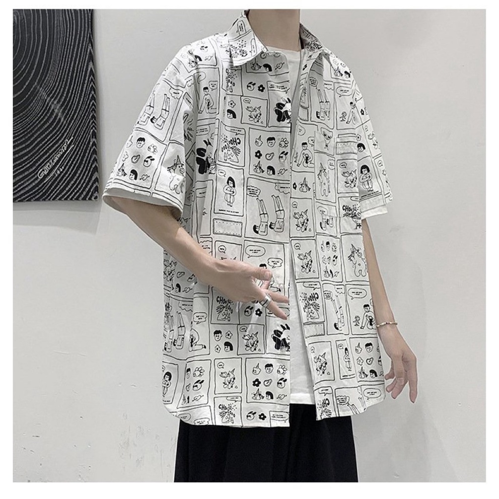 Áo sơ mi unisex from rộng nam nữ , sơ mi nam nữ vải voan lụa mịn mát free size 40kg - 70kg