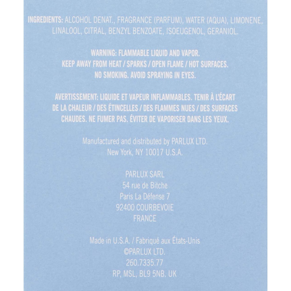 Nước hoa nam cao cấp authentic Kenneth Cole Blue eau de toilette EDT 100ml