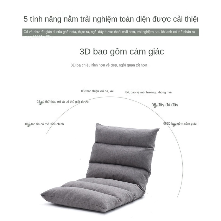 Ghế sofa lười tatami phòng ngủ ghế gấp đơn