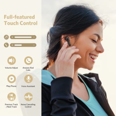 Tai Nghe True Wireless Chống Ồn Earfun Air Pro 2, Bluetooth 5.2, 6 Mic, Xuyên Âm, Pin 7h, Chính Hãng | Trần Du Audio