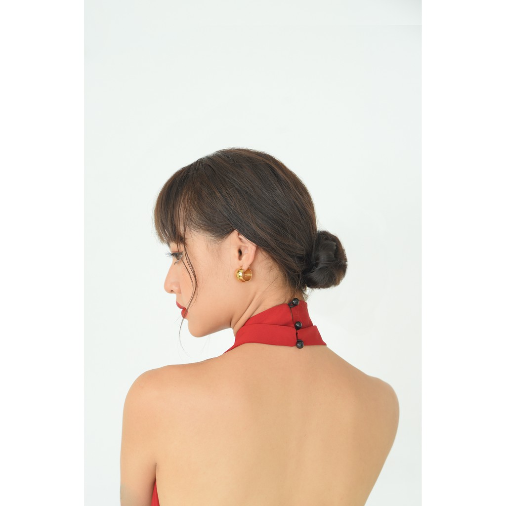 Emwear Áo Cổ Yếm Công Sở Cho Nữ Thời Trang Hiện Đại Sang Chảnh Dễ Phối Đồ