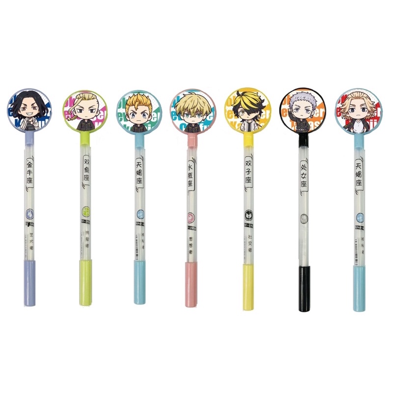 2 bút viết anime tokyo revengers mực nước/cây viết tokyo revengers