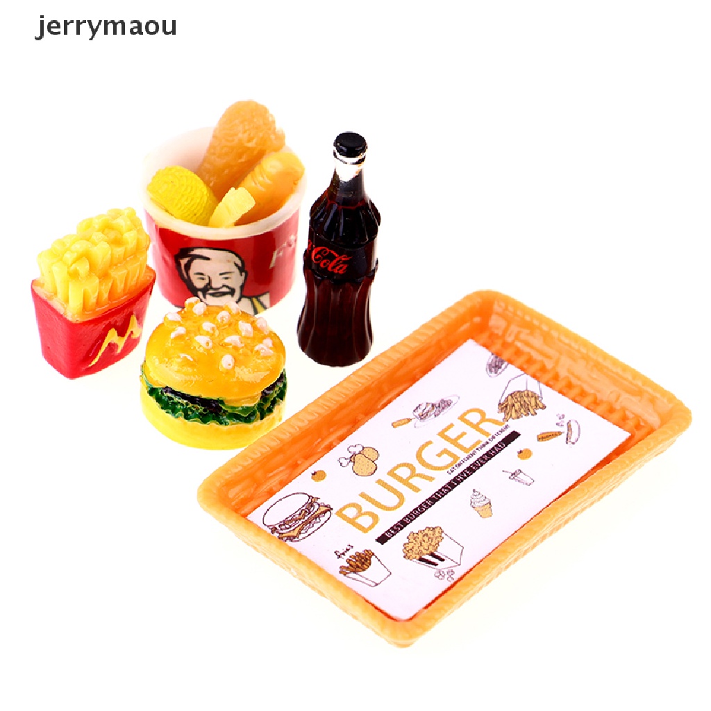 Xô Đựng Khoai Tây Chiên / Burger Mini Bo11 Cho Nhà Búp Bê