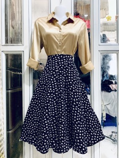 Sét áo váy vintage.[ 2 mẫu]