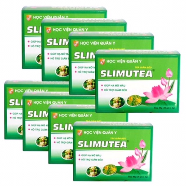 [Bán sỉ] 1 thùng trà Slimutea 36 hộp của Học viện Quân Y giúp giảm béo hiệu quả và an toàn như ý