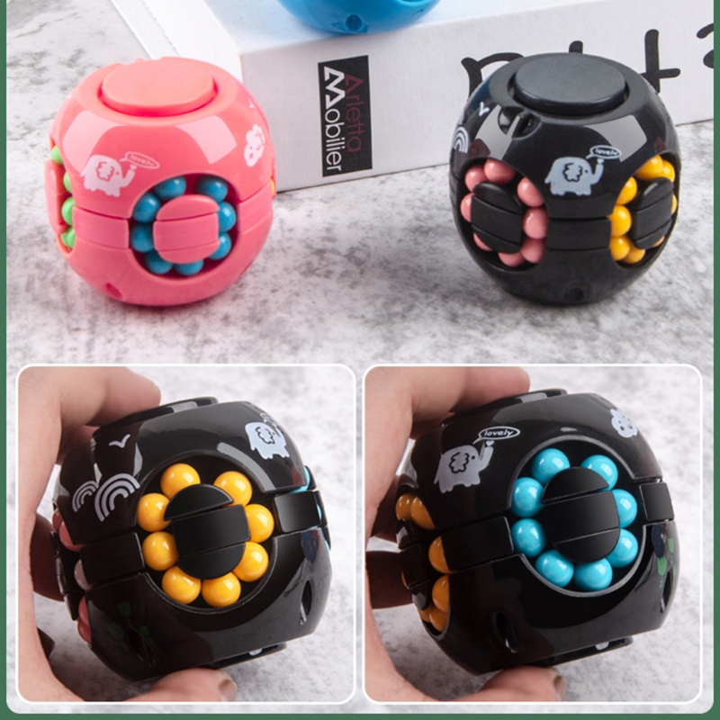 Đồ Chơi Khối Lập Phương Đậu 3D Kích Thích Trí Não Cho Trẻ Mẫu Giáo