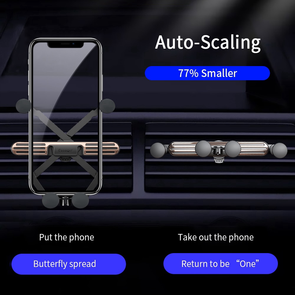 Giá đỡ điện thoại Essager gắn lỗ thông gió xe hơi dành cho iPhone