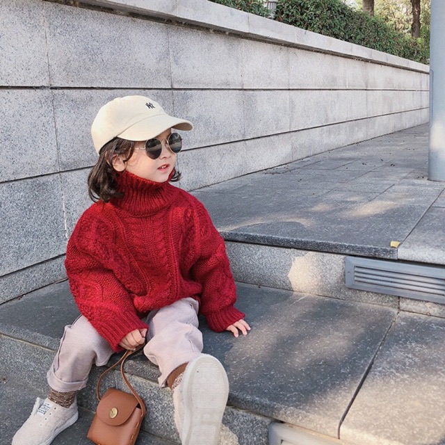 Áo len thừng cho bé