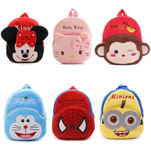 BALO MINI THÚ BÔNG ĐÁNG YÊU CHO BÉ TRAI, BÉ GÁI ĐI NHÀ TRẺ - BLB05