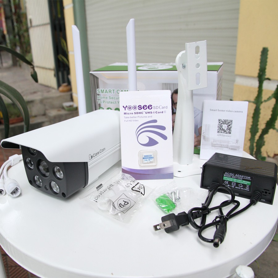 Camera wifi ngoài trời Carecam CV925M 2.0MP Full HD 1080P, xem 4 khung hình và xem đêm có màu.