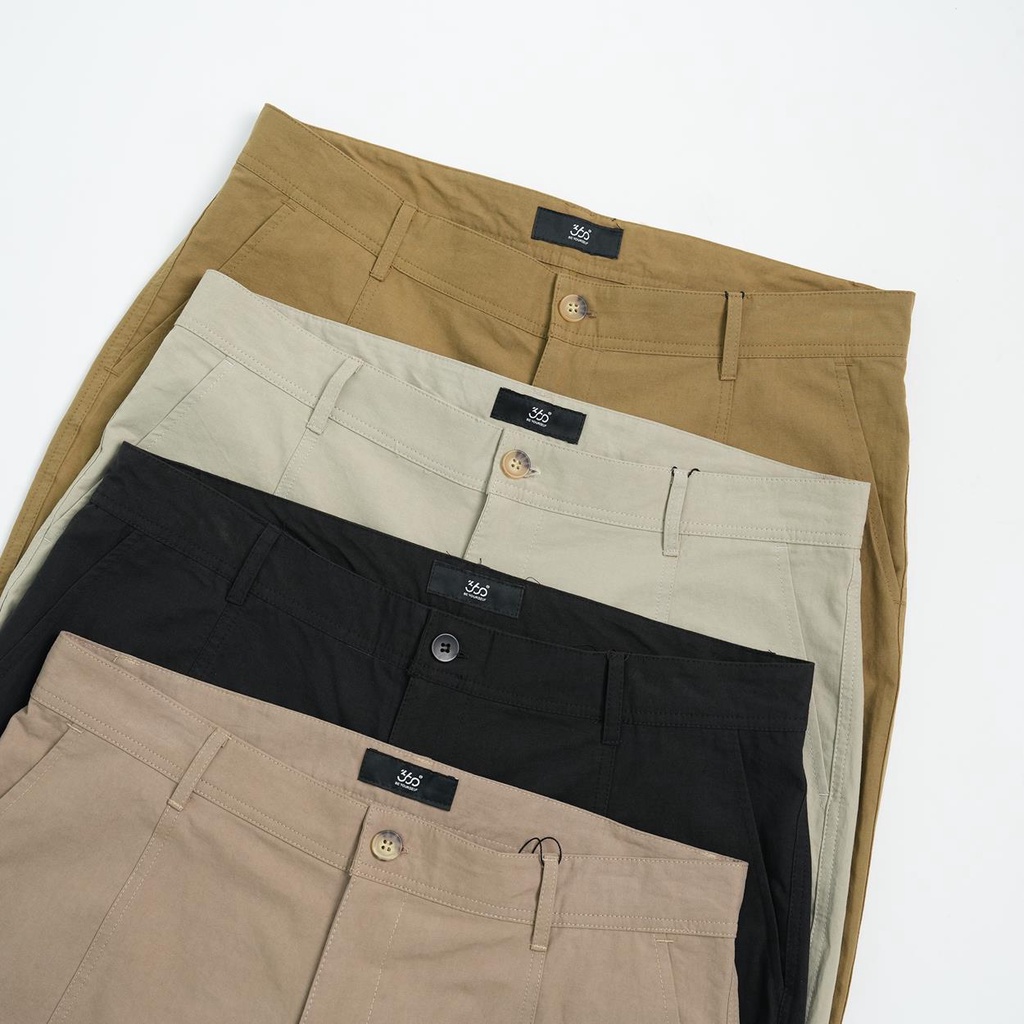 Quần short vải khaki thương hiệu thời trang nam 360Boutique - QSKTK309